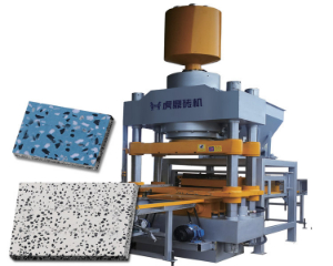 靜壓仿石磚機-虎鼎新款PC仿石磚靜壓機壓制仿石磚視頻